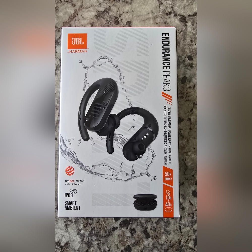 JBL Endurance Peak 3 Wireless Earbuds